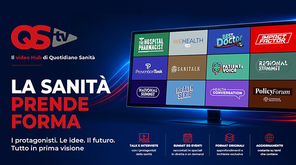 Nasce QS tv, il video hub di Quotidiano Sanità: la sanità e la medicina diventano una piattaforma multimediale